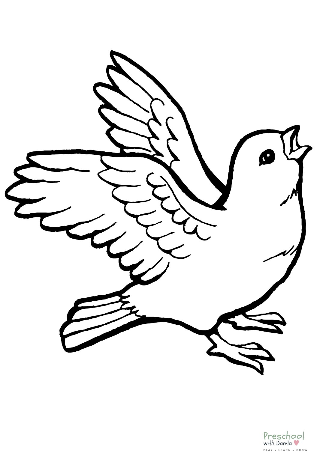 Preview of Bird Coloring Pages