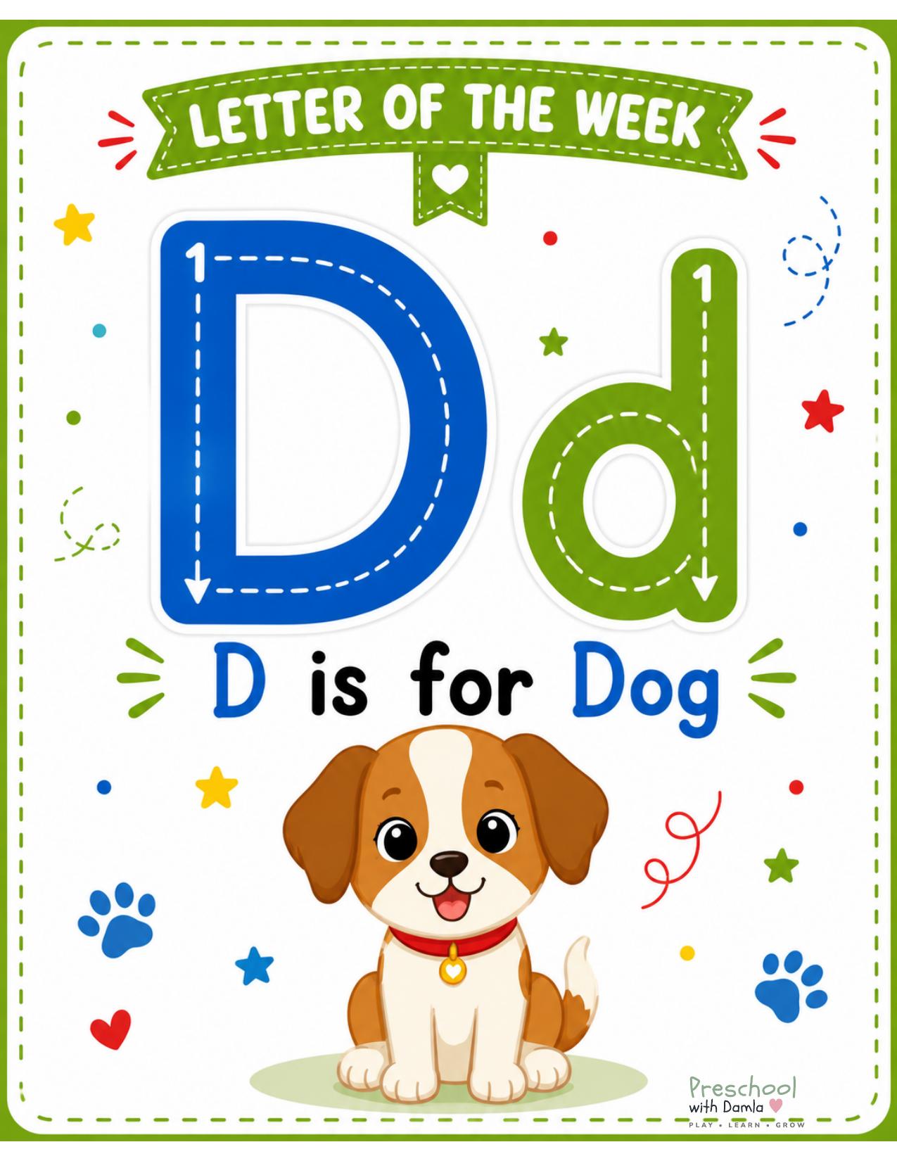 Preview of Letter D Mini Pack